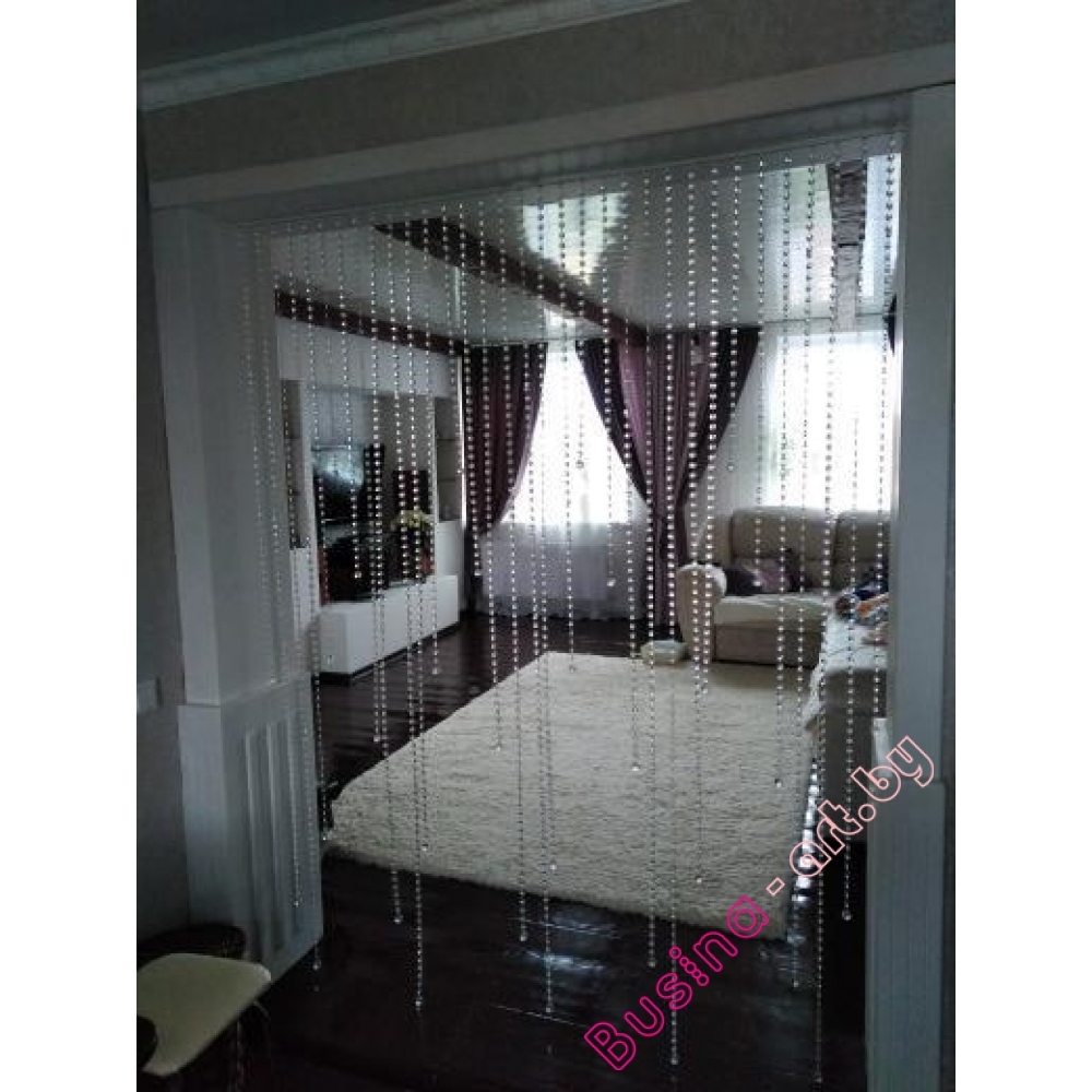 стеклярус на кольцах