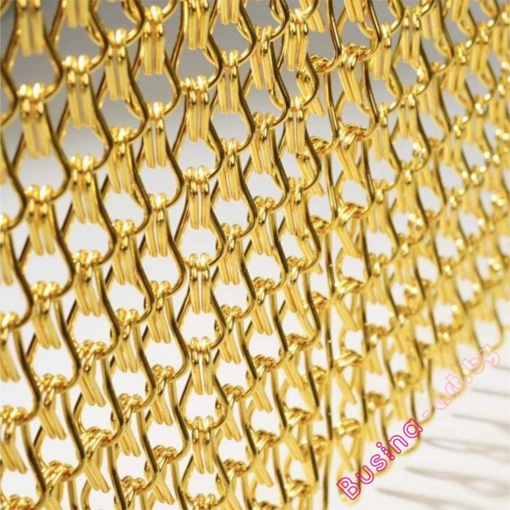 Металлические шторы из цепочек