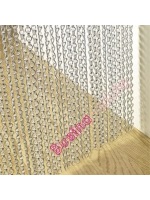 Металлические шторы из цепочек