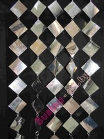 зеркальные шторы из дисков