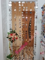 шторы из зеркальных дисков