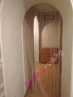 октагон стеклярус на кольцах