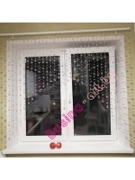 штора из бусин на окно