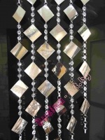 шторы из зеркальных дисков