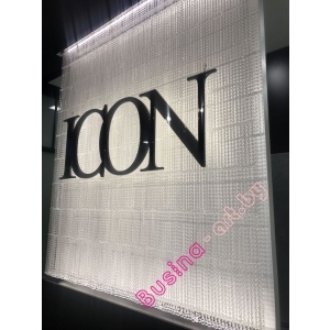 Штора из бусин на кольцах