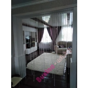 стеклярус на кольцах