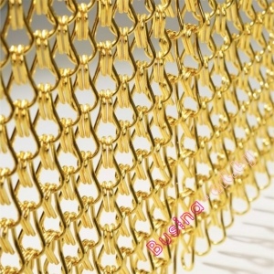Металлические шторы из цепочек