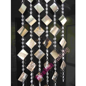 шторы из зеркальных дисков