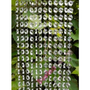 хрустальные нити шторы